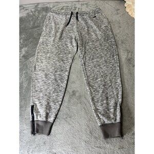 Vtg Hollister sweatpants Men-Skinny Joggers Logo Gray Zip Ankle Y2k Athleisure